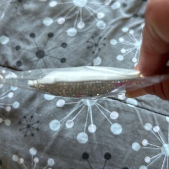 Rhinestone Pomeranian puffy keychain purse charm.  Adorable!!! NWOT! - Picture 2 of 4